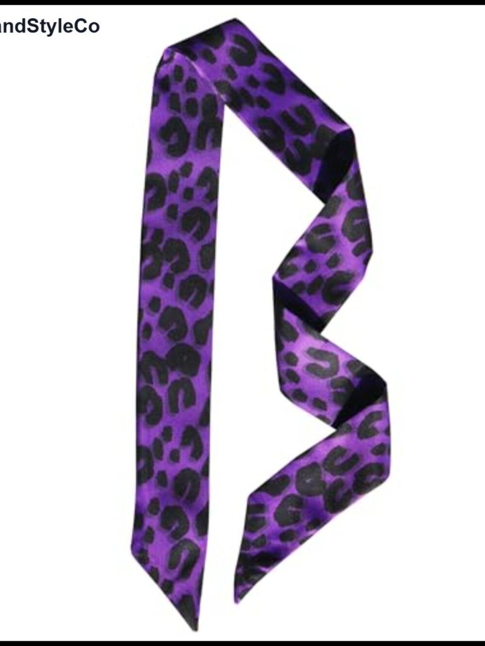 Satin Silk Skinny Scarf for Women - Bag Handle Wrap, Hair Accessory, Neck Scarf